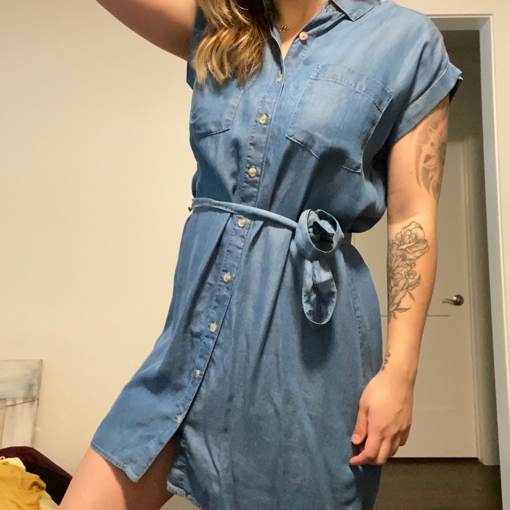 Denim dress